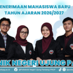 Penerimaan Mahasiswa Baru Jurusan Teknik Mesin PNUP TA 2026/2027